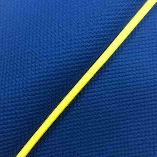 国産シートカバー 張替タイプ スベラーヌブルー/黄色パイピング リード90(HF05)