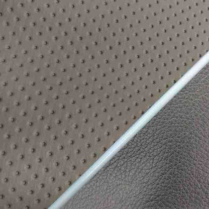 Domestic Seat Cover, Reupholstering Type, Embossed Gray/White Piping for Cygnus X (SE12J) Taiwan Model