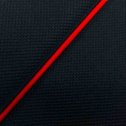 国産シートカバー 張替タイプ スベラーヌブラック/赤パイピング シグナスX(SE12J)台湾仕様