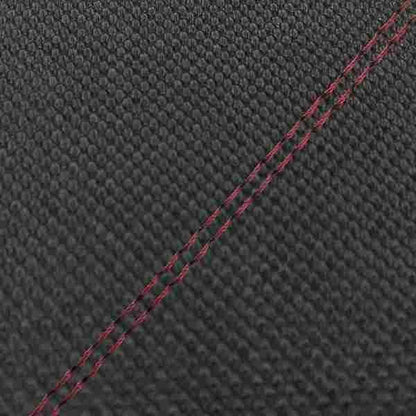 国産シートカバー 張替タイプ スベラーヌブラック/赤ダブルステッチ スペイシー125(JF04)