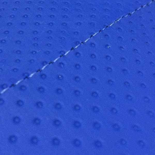 国産シートカバー 張替タイプ エンボスブルー/透明ステッチ ロードパル