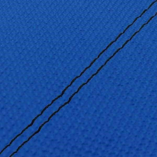 国産シートカバー 張替タイプ スベラーヌブルー/黒ダブルステッチ ロードパル
