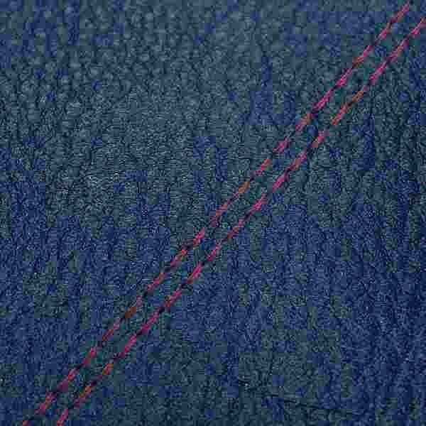 Domestic Seat Cover, Reupholstery Type, Navy/Red Double Stitch, Road Pal