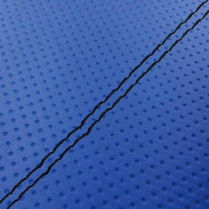 Domestic Seat Cover, Reupholstery Type, Full Embossed Blue/Black Double Stitch for Serow 225W (4JG)