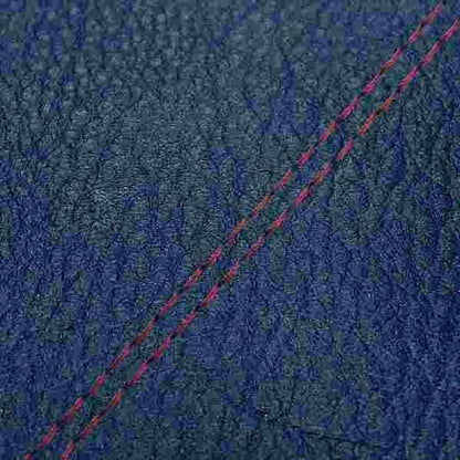 Domestic Seat Cover, Reupholstery Type, Navy/Red Double Stitch, Serow 225W (4JG)