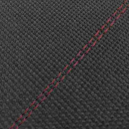 国産シートカバー 張替タイプ スベラーヌブラック/赤ダブルステッチ ジュリオ(AF52)