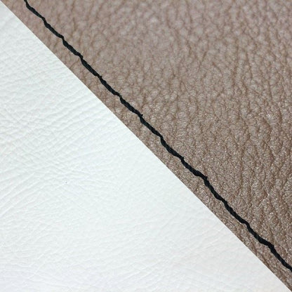 Domestic Seat Cover, Replacement Type, Dark Brown/White (Two-Tone)/Black Stitch, Julio (AF52)