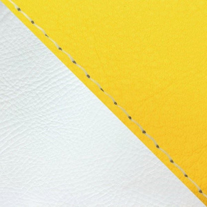 Domestic Seat Cover Replacement Type Yellow/White (Two-tone)/Clear Stitch for Julio (AF52)