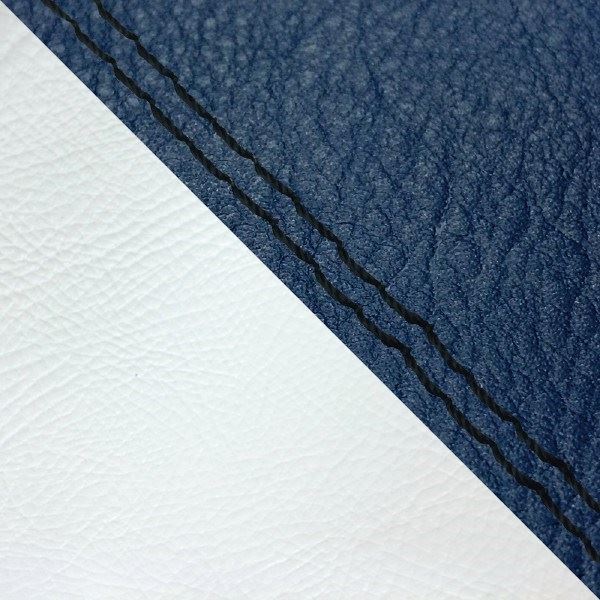 Domestic Seat Cover Replacement Type Navy/White (Two-tone)/Black Double Stitch Julio (AF52)