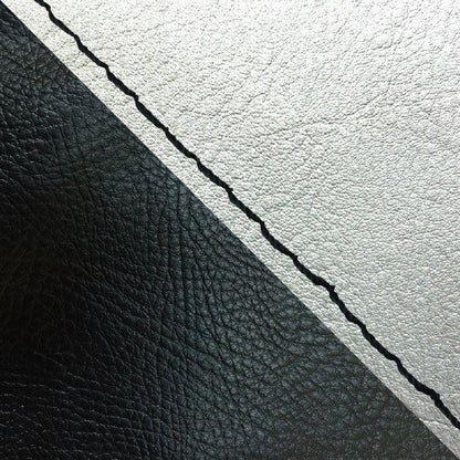 国産シートカバー 張替タイプ シルバー・黒(ツートン)/黒ステッチ ジュリオ(AF52)