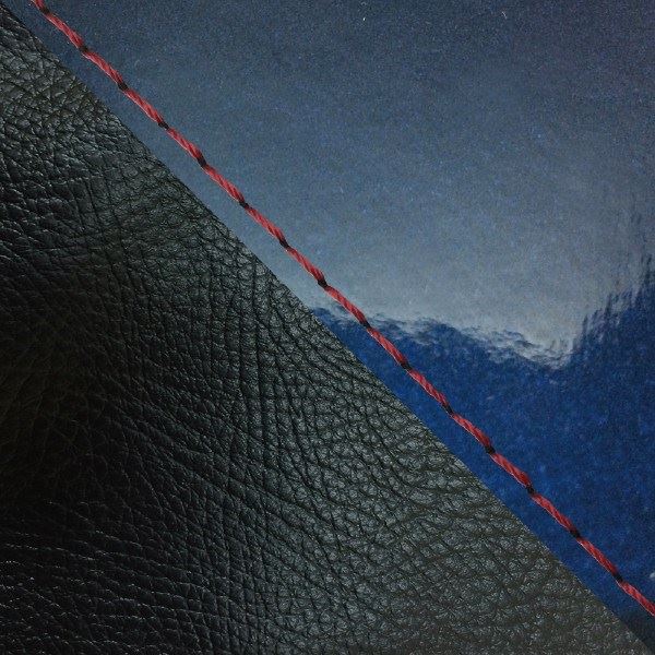 Domestic Seat Cover Replacement Type Enamel Blue/Black (Two-tone)/Red Stitch Giulio (AF52)