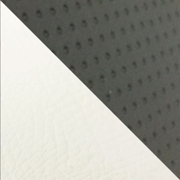 Domestic seat cover, re-covering type, embossed black and white (two-tone)/clear stitching, Julio (AF52)