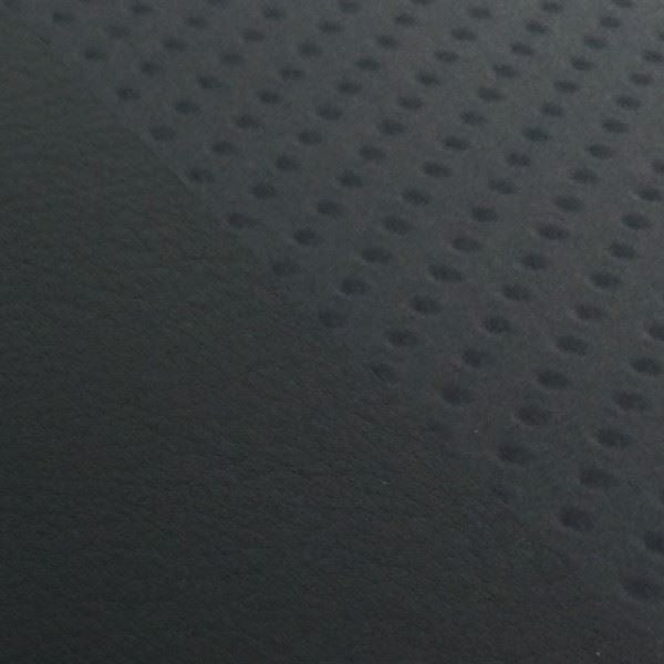 Domestic Seat Cover Reupholstery Type Embossed Black/Black (Two-tone) / Clear Stitch for Julio (AF52)