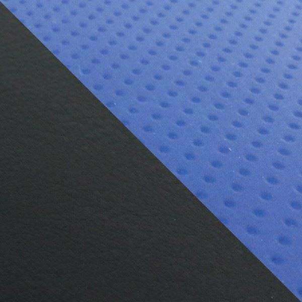 Domestic Seat Cover, Reupholstery Type, Embossed Blue/Black (Two-tone) CRM50