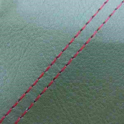 Domestic Seat Cover Reupholstery Type Dark Green/Red Double Stitch Let's 5
