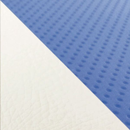 Domestic Seat Cover, Slip-On Type, Embossed Blue/White (Two-Tone)/Clear Stitch, Giorno/Giorno CUB