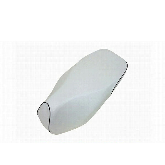 Domestic Seat Cover White/Black Piping - Slip-on Type Dunk (AF74)