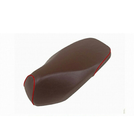 Domestic Seat Cover Brown/Red Piping, Slip-on Type, Dunk (AF74)