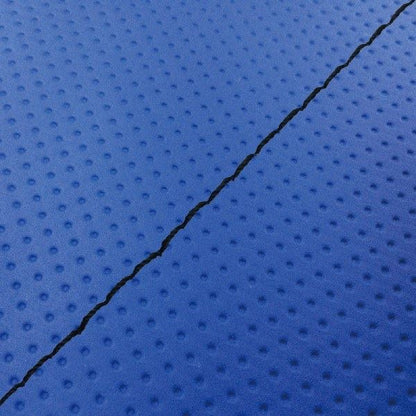 Domestic-made seat cover, slip-on type, full embossed blue/black stitching, Cross Cub (JA10/CC110)