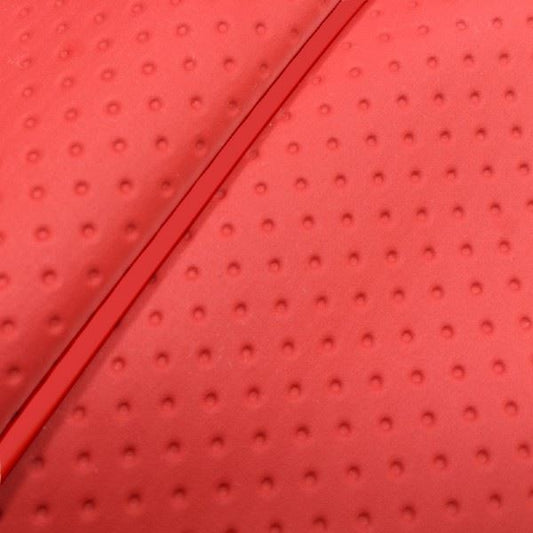 国産シートカバー 被せるタイプ フルエンボスレッド/赤パイピング リード100(JF06)