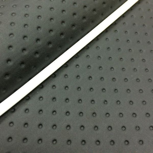 国産シートカバー 被せるタイプ フルエンボスブラック/白パイピング リード100(JF06)