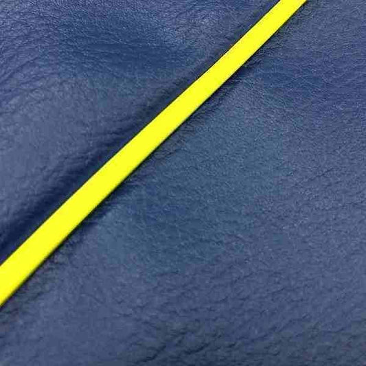 国産シートカバー 被せるタイプ ネイビー/黄色パイピング シグナスX(SE12J) 台湾仕様