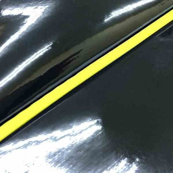 国産シートカバー 被せるタイプ エナメルブラック/黄色パイピング シグナスX(SE12J) 台湾仕様