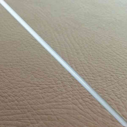 国産シートカバー 被せるタイプ 茶/白パイピング シグナスX(SE12J) 台湾仕様