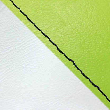 Domestic Seat Cover, Slip-on Type, Lime Green/White (Two-tone) with Black Stitching for Julio (AF52)