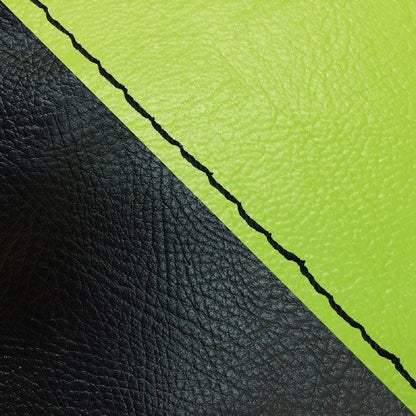 Domestic Seat Cover, Slip-on Type, Lime Green/Black (Two-tone) / Black Stitch, Julio (AF52)
