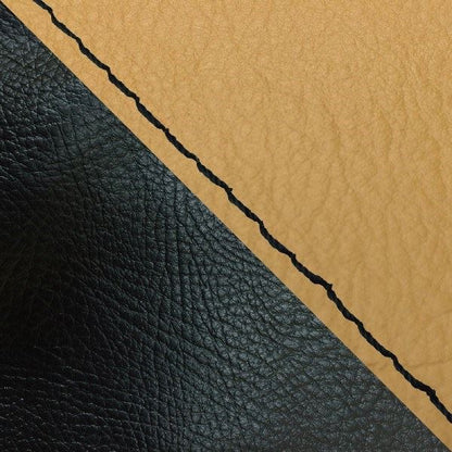 Made-in-Japan Seat Cover, Slip-on Type, Ochre/Black (Two-Tone)/Black Stitch for Julio (AF52)