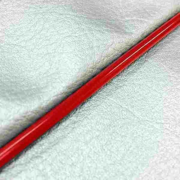 Domestic seat cover, slip-on type, silver/red piping, for Julio (AF52)