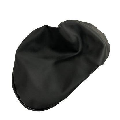 日本製シートカバー 被せるタイプ 黒 シャリィ 丸ライト 6V 1/2型用