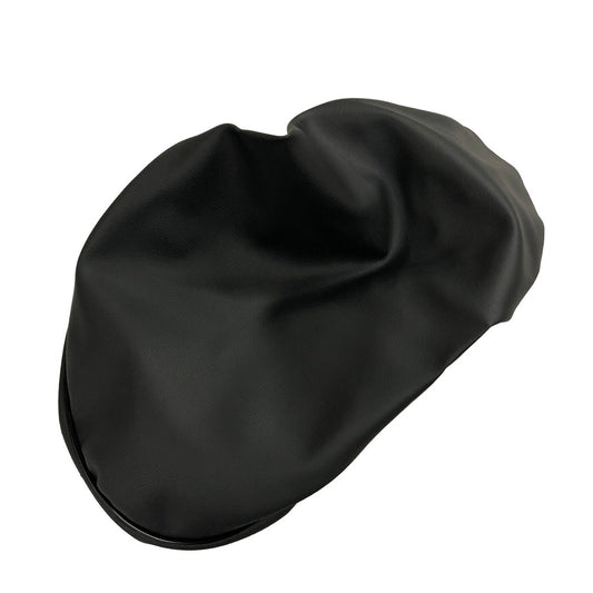 日本製シートカバー 被せるタイプ 黒 シャリィ 丸ライト 6V 1/2型用