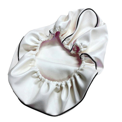 日本製シートカバー 被せるタイプ 白カバー/黒パイピング タクト 4ST(AF75)