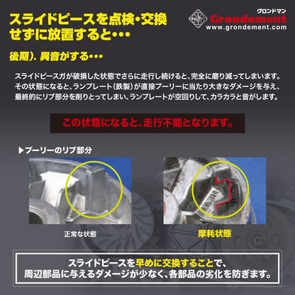 Slide Piece, Set of 3 for PCX125 PCX150