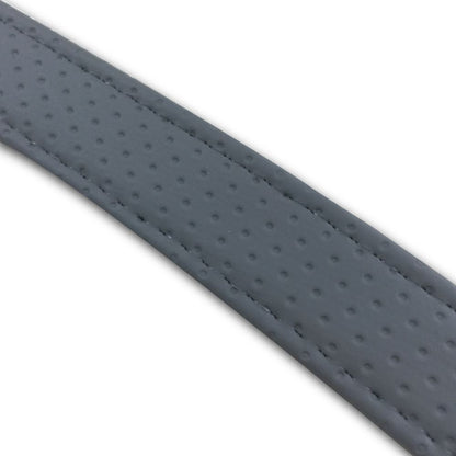 Tandem belt, embossed grey/clear stitching, 50 cm long x 2.5 cm wide