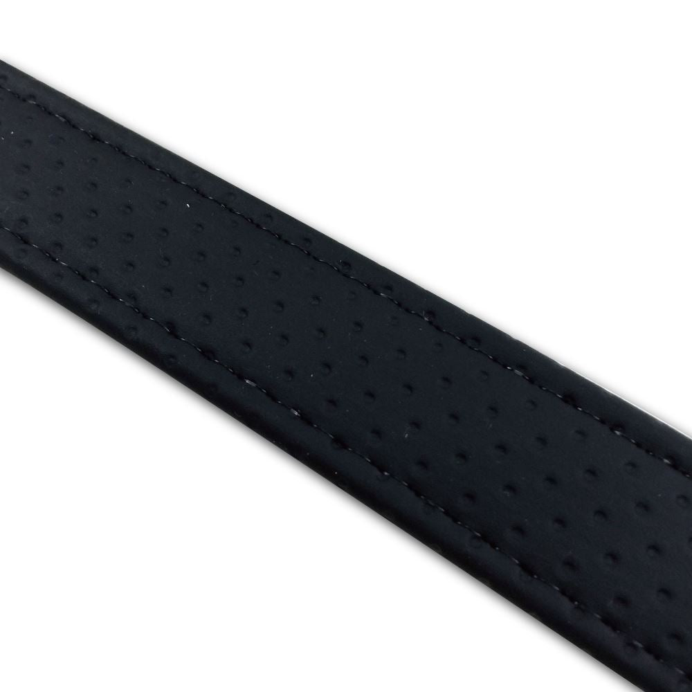 Tandem Belt, Embossed Black/Clear Stitching, 66 cm (L) x 2.5 cm (W)