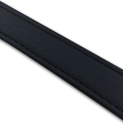 Tandem Belt, Black/Clear Stitch, 68x2.5cm