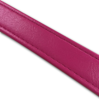 Tandem belt pink/clear stitching, 82 cm length x 2.5 cm width