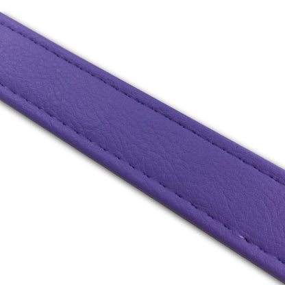 Tandem belt, purple/clear stitching, 84 cm (L) x 2.5 cm (W)