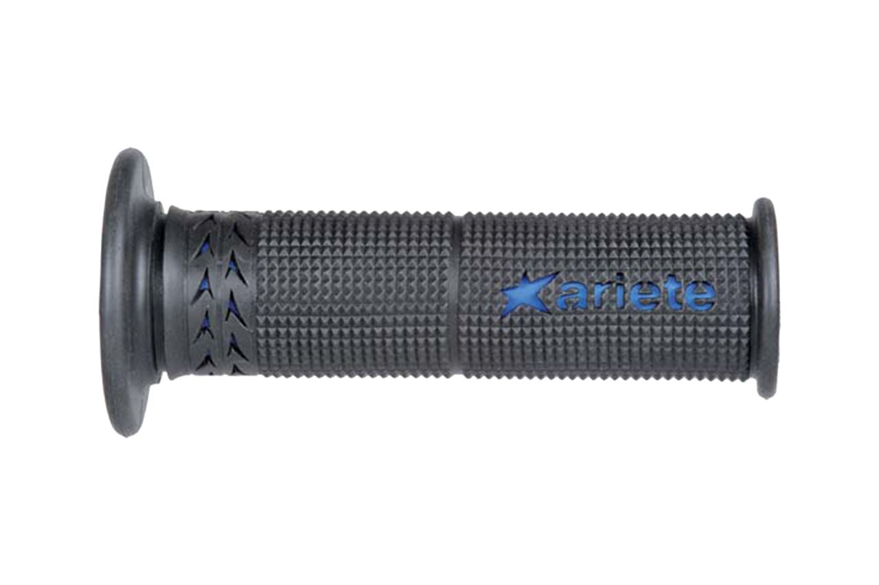 グリップ エストリル ロード ソフト 貫通 ブラック/ブルー 120mm 左右セット