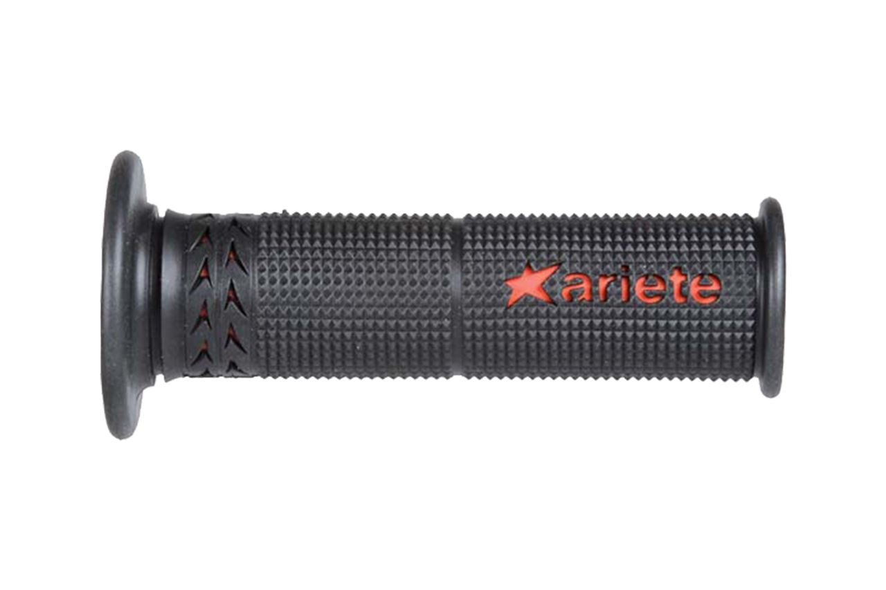 グリップ エストリル ロード ソフト 貫通 レッド/ブラック 120mm 左右セット