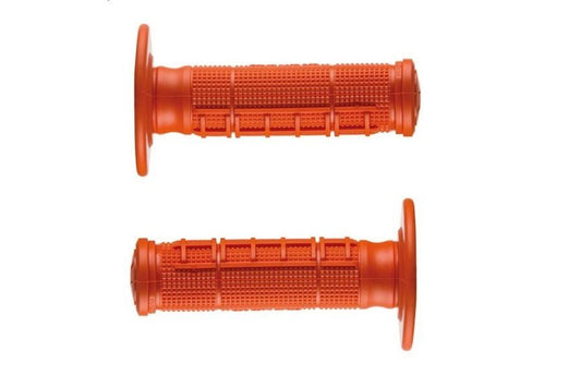 ハンドルバーグリップ ユニティー オレンジ L=115mm 左右セット