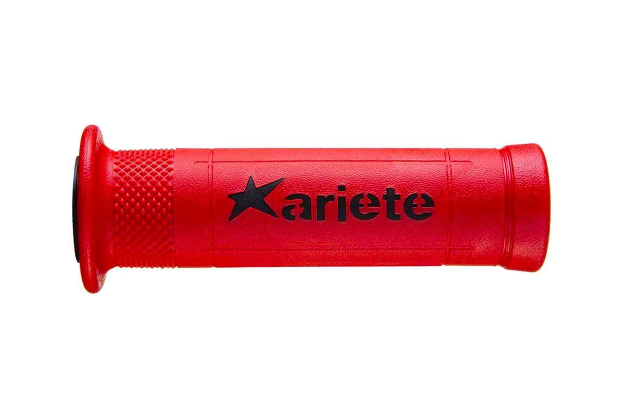 グリップ アリラン ロード グリップス レーシング ロード スーパーバイク スタンダード スーパーソフト ブラック/レッド 120mm(2mm切断可)/貫通 左右セット