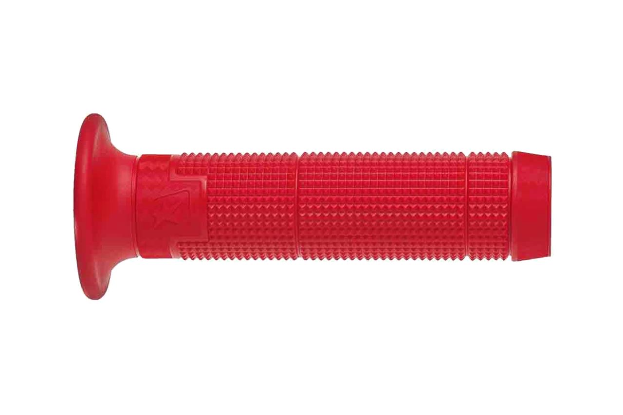 グリップ ペア オヴ グリップスモトGP レーシング ロード 標準グリップ スーパーバイク FUSION ソフト レッド 125mm 22/24mm貫通 左右セット