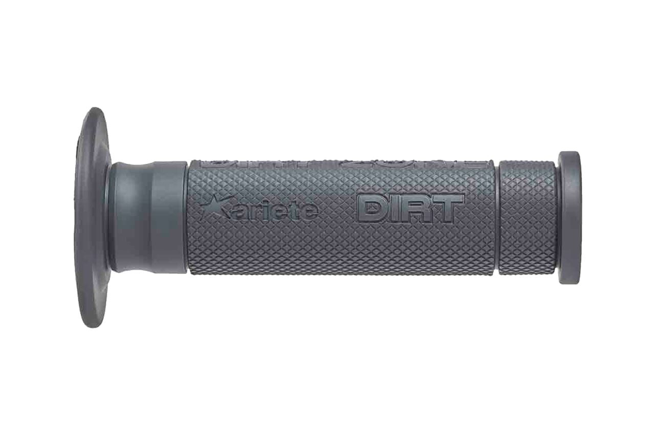 グリップ ダートゾーン グリップ オフロードバイク デザート ラリー スタンダード ソフト ダークグレー 135mm 22/24mm 貫通 左右セット