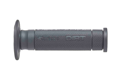 グリップ ダートゾーン グリップ オフロードバイク デザート ラリー スタンダード ソフト ダークグレー 135mm 22/24mm 貫通 左右セット