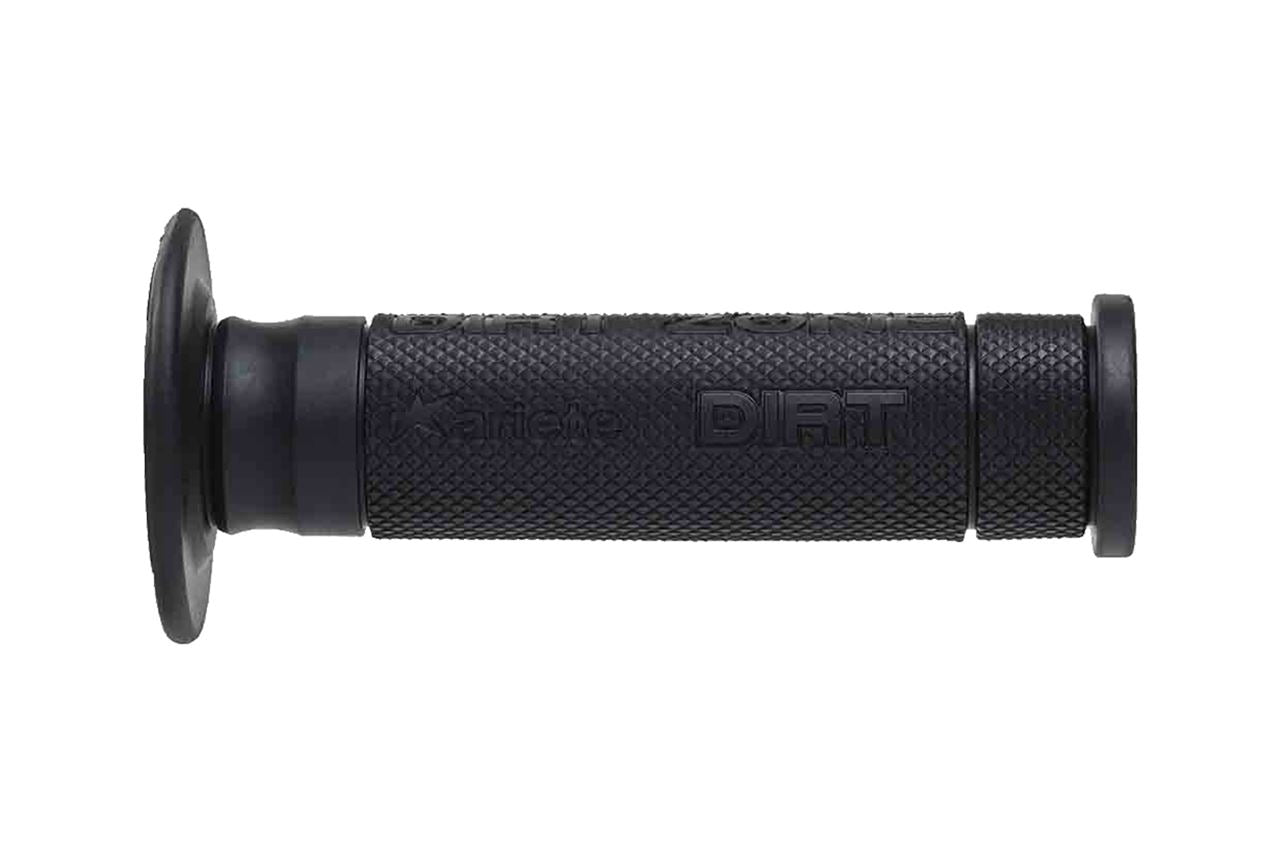 グリップ ダートゾーン グリップ オフロードバイク デザート ラリー スタンダード ソフト ブラック 135mm 22/24mm 貫通 左右セット