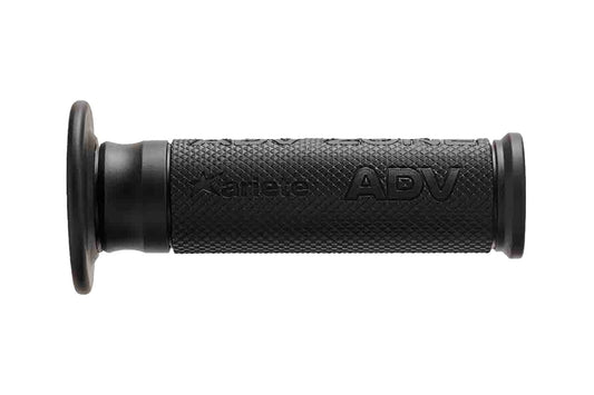 グリップ ADV ゾーン グリップ オフロードバイク デザート ラリー スタンダード ソフト ブラック 120mm 22/24mm貫通 左右セット